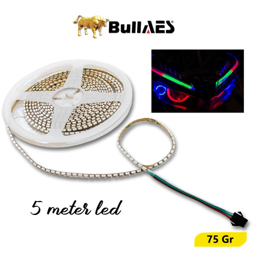 LIST ROLL BULLAES - SIDE VIEW RGB - 4020 - 720 LED