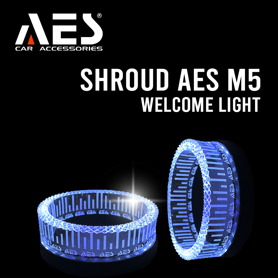 SHROUD 5D AES - BULAT M5 2.5 Inch WELCOME LIGHT  - PUTIH