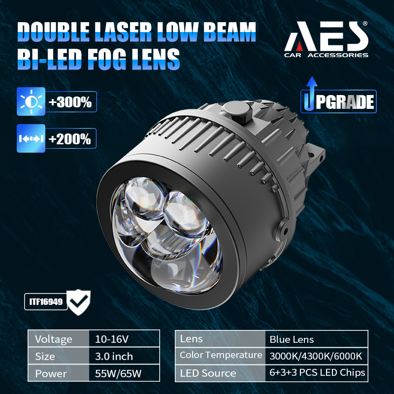 BILED AES FX DOUBLE LASER -   3 WARNA DLB ( DUAL LOW BEAM )